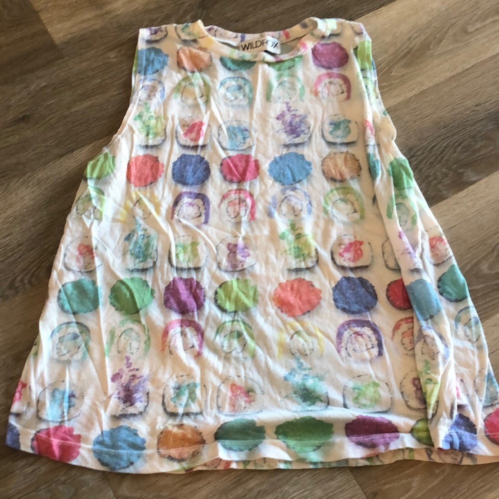 Wildfox Sushi Muscle Tee